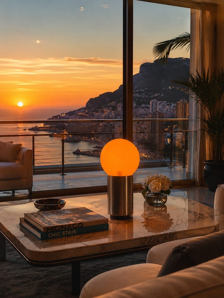No. 015, Amber. A glowing orange globe sits on a short cylindrical base.